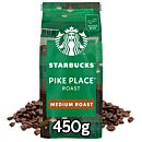 Pike Place Roast coffee beans from Starbucks 
