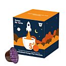 Senso Nocturno Caramelised Orange Peel Chocolate package and capsule for Dolce Gusto

