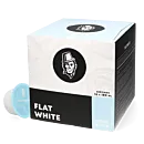 Kaffekapslen Flat White package and capsule for Dolce Gusto

