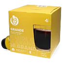 Kaffekapslen Grande 30 package and pod for Dolce Gusto
