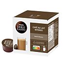 Nescafé Café Au Lait Intenso package and capsule for Dolce Gusto