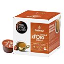 Dallmayr Crema d'Oro Intensa package and capsule for Dolce Gusto
