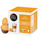 Nescafé Latte Macchiato package and capsule for Dolce Gusto