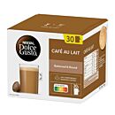NescafÃ© CafÃ© au Lait Big Pack package and capsule for Dolce Gusto