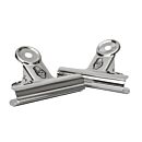 Kaffekapslen metal clamps with logo