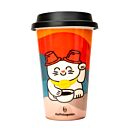 Cat design thermal mug 