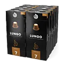 Bundle with 100 plastic capsules of Kaffekapslen Lungo for Nespresso