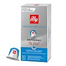 illy Decaffeinato package and capsule for Nespresso
