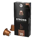 Kaffekapslen Strong 10 pods for Nespresso®