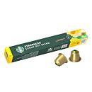 Starbucks Sunny Day Blend Lungo package and capsule for Nespresso
