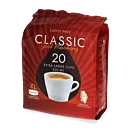 Kaffekapslen Classic 20 package and pods for Senseo