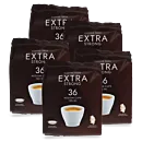 5 packs with Kaffekapslen Extra Strong Medium for Senseo