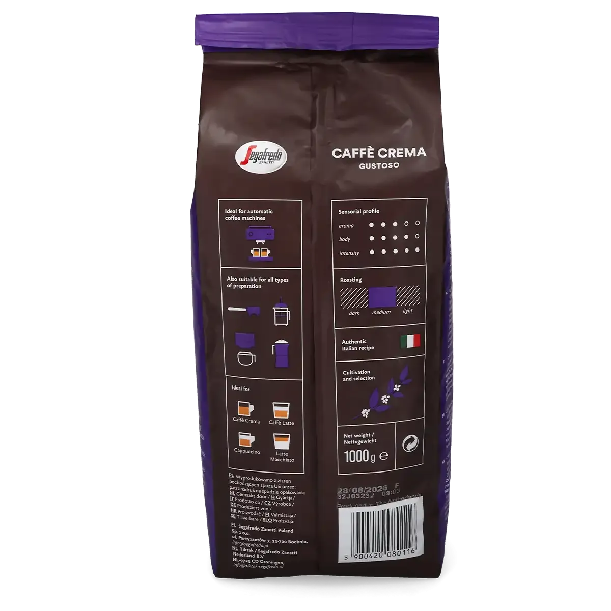 Caff\u00E8\u0020Crema\u0020Gustoso\u0020\u002D\u0020Segafredo